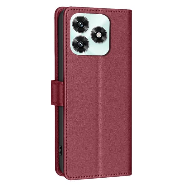BINFEN Honor X5c Plus Fodral RFID Läder Röd