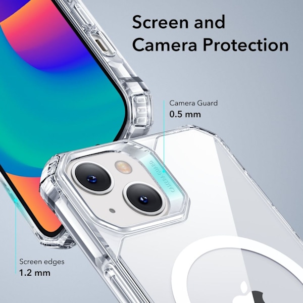 ESR iPhone 15 Plus / 14 Plus Skal Air Armor HaloLock MagSafe Transparent