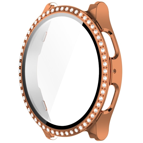 Galaxy Watch 7 40 mm Skal Med Skärmskydd Strass Roséguld