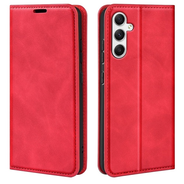 Samsung Galaxy A35 5G Fodral Flip Skin Touch Röd