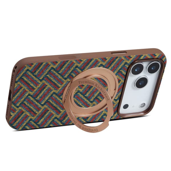 DENIOR iPhone 18 Pro Max/17 Pro Max Skal MagSafe Rut Mönster