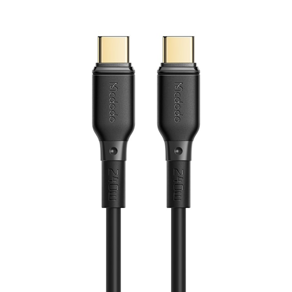 Mcdodo 2m 240W 5A PD USB-C - USB-C Snabbladdningskabel Svart