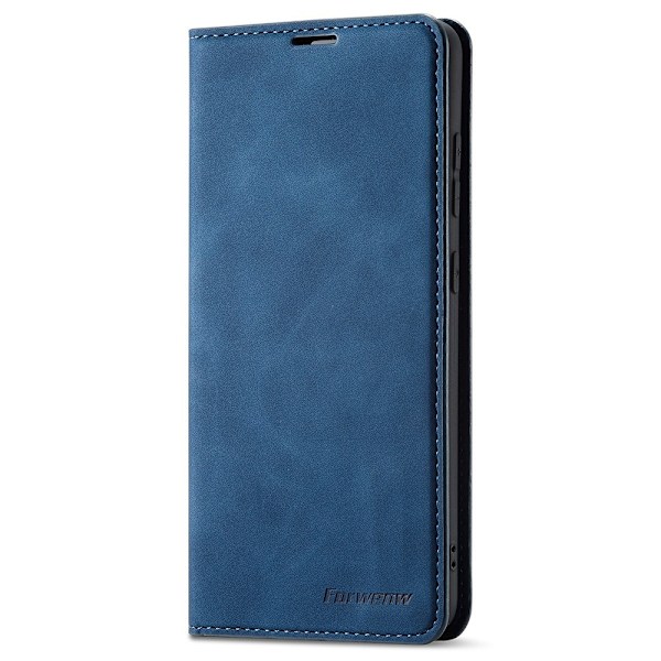 FORWENW Samsung Galaxy A23 5G Fodral Flip Läder Blå