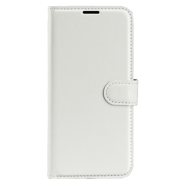 Xiaomi Redmi Note 12 4G Fodral Litchi Läder Vit