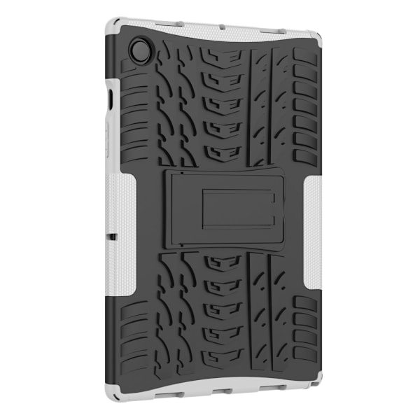 Samsung Galaxy Tab A8 10.5 (2021) Skal Rugged Kickstand Armor Vit