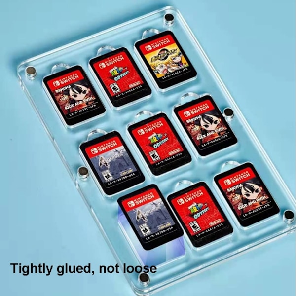 Magnetisk Förvaringsbox För 9 st Nintendo Switch Spel