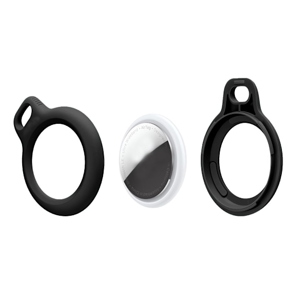 Tech-Protect Apple AirTag 2-PACK Hållare Rough Chain Svart
