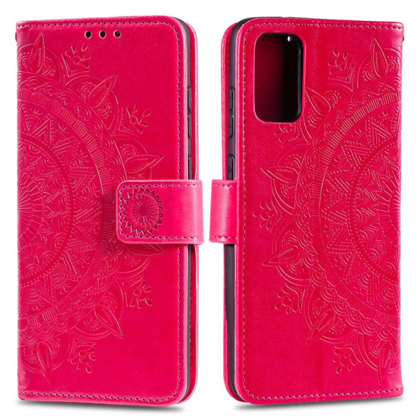 Huawei P40 Pro - Mandala Plånboksfodral - Rosa Pink Rosa