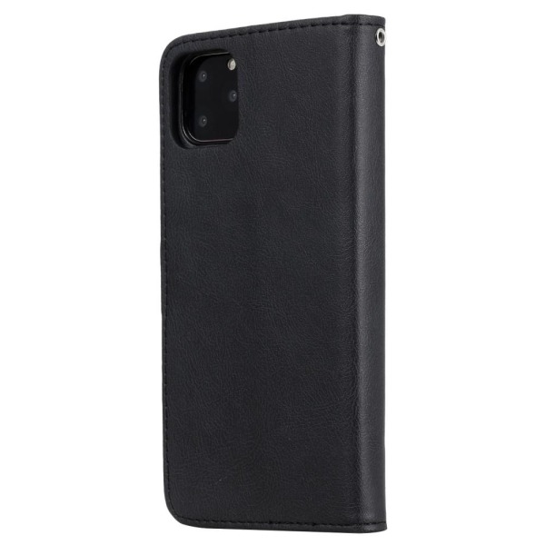 iPhone 11 Pro Max - Plånboksfodral / Magnet Skal - Svart Black Svart