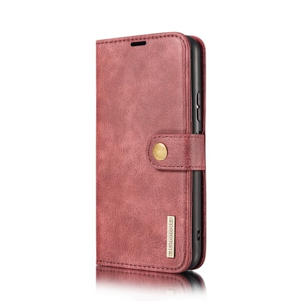 Samsung Galaxy A12 - DG.MING 2in1 Magnet Fodral - Röd Red Röd