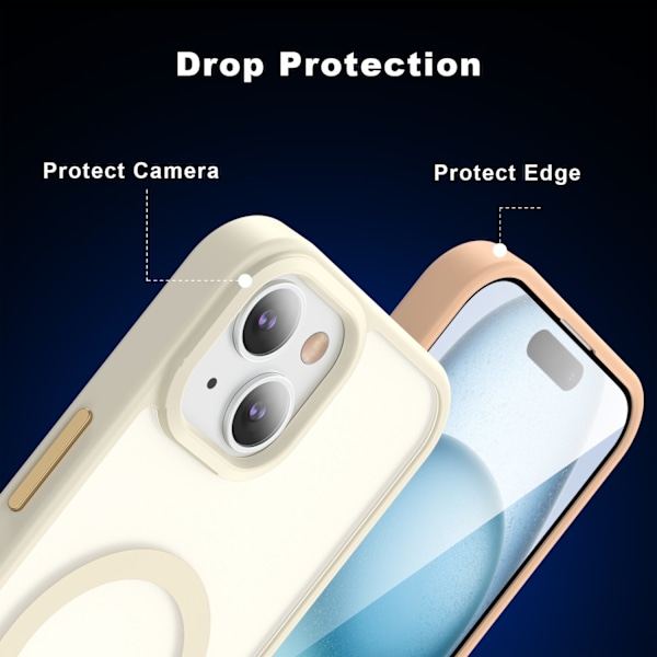 ColorPop iPhone 15 Plus/14 Plus Skal CH MagSafe Matt Rosa