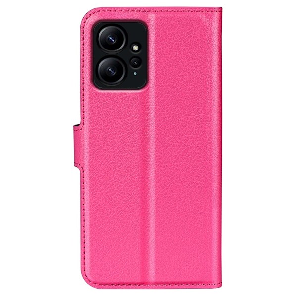 Xiaomi Redmi Note 12 4G Fodral Litchi Läder Rosa