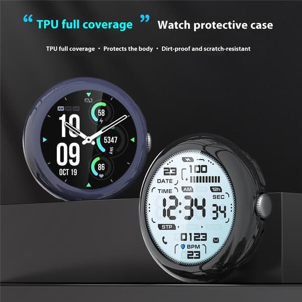 Google Pixel Watch 4 45 mm Skal TPU Transparent