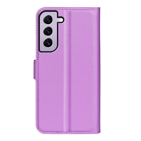 Samsung Galaxy S23 Fodral Litchi Läder Lila