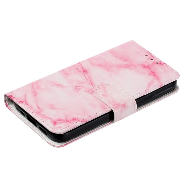 Samsung Galaxy S25 FE Fodral Med Tryck Rosa Marmor