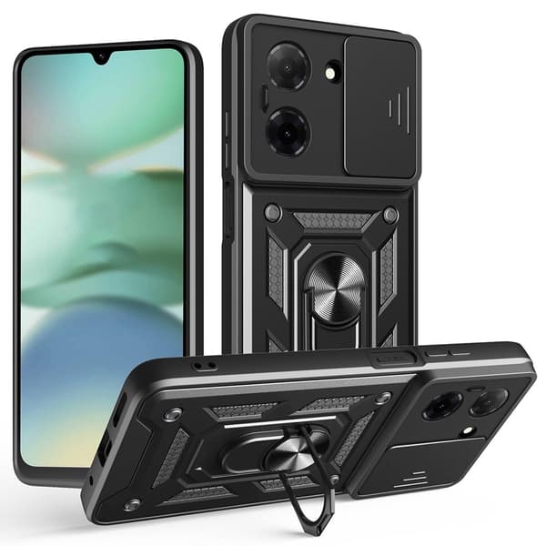 Xiaomi Redmi A5 Skal CamShield Hybrid Ring Svart