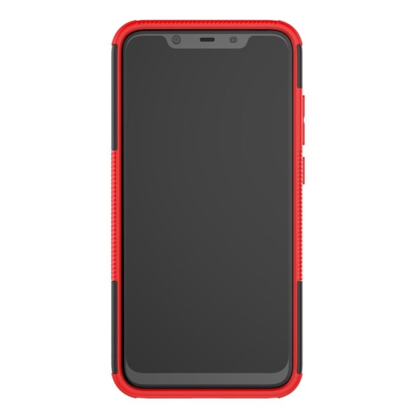 Nokia 8.1 - Ultimata stöttåliga skalet med stöd - Röd Red Röd