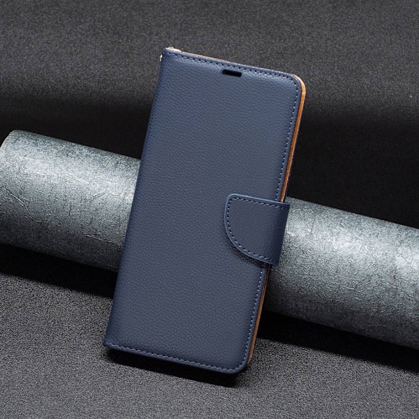Xiaomi 12T / 12T Pro Fodral Shark Litchi Blå