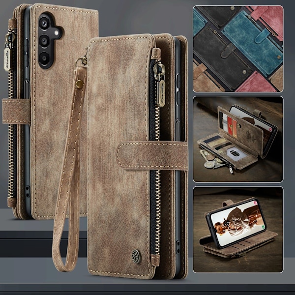 CASEME Samsung Galaxy A16 Fodral Multifunktionell Brun