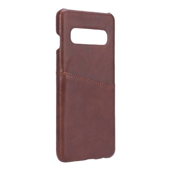 ONSALA Samsung Galaxy S10 Skal Kortfack Brun