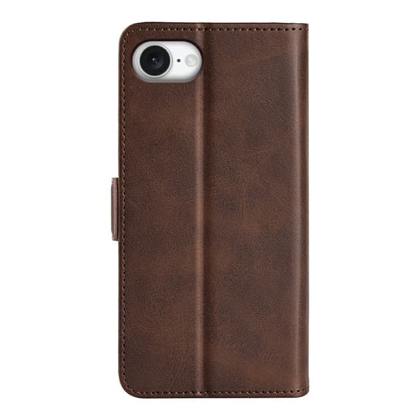 iPhone 17e / 16e Fodral Läder Brun