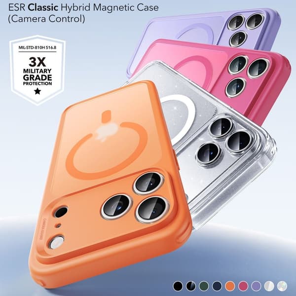 ESR iPhone 17 Pro Max Skal MagSafe Classic Hybrid Frosted Orange