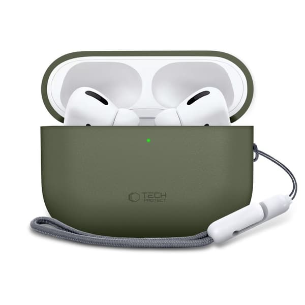 Tech-Protect AirPods Pro 3 Skal Silicone Olive Green
