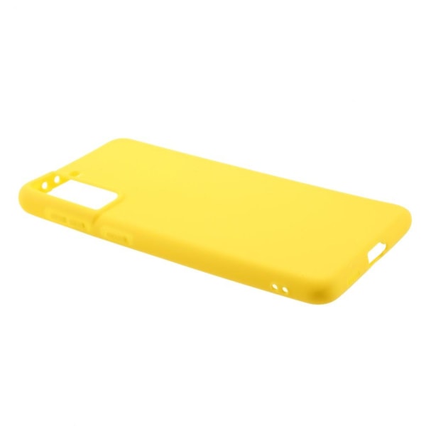 Samsung Galaxy S21 Plus - Matt TPU Skal - Gul Yellow Gul