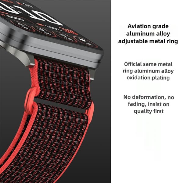Garmin Venu X1 Armband Nylon Loop Svart