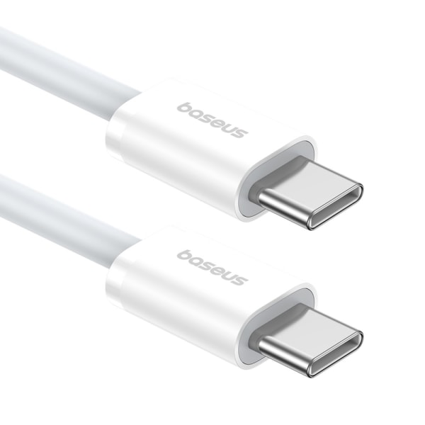 Baseus 1m 30W PD USB-C - USB-C Kabel Superior Series 2 Vit