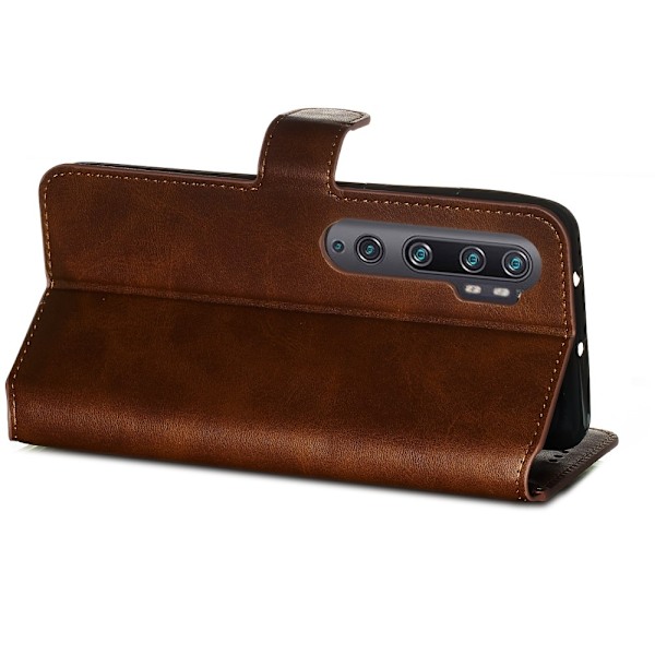 Xiaomi Mi Note 10 / Note 10 Pro - Plånboksfodral - Brun Brown Brun