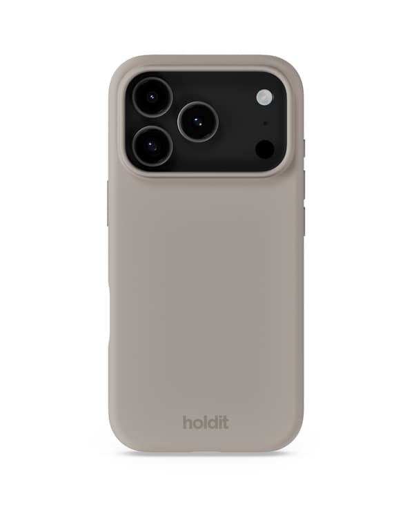 holdit iPhone 17 Pro Max Mobilskal Silikon Taupe