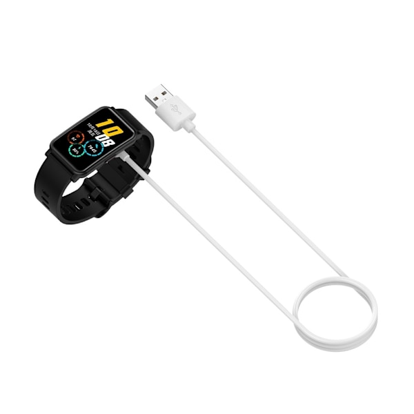 Huawei Watch Fit / Honor Watch ES 1m Laddningskabel - Vit White Vit