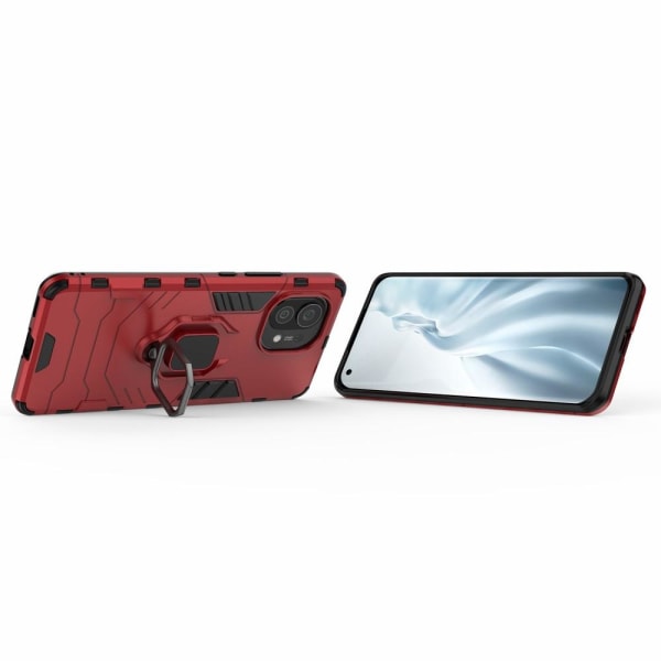 Xiaomi Mi 11 - Hybrid Ring Skal - Röd Red Röd