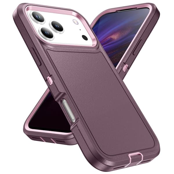 iPhone 17 Pro Skal Extreme Shockproof Hybrid Lila