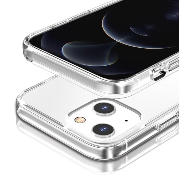 iPhone 15 Skal Hybrid Transparent Rosa