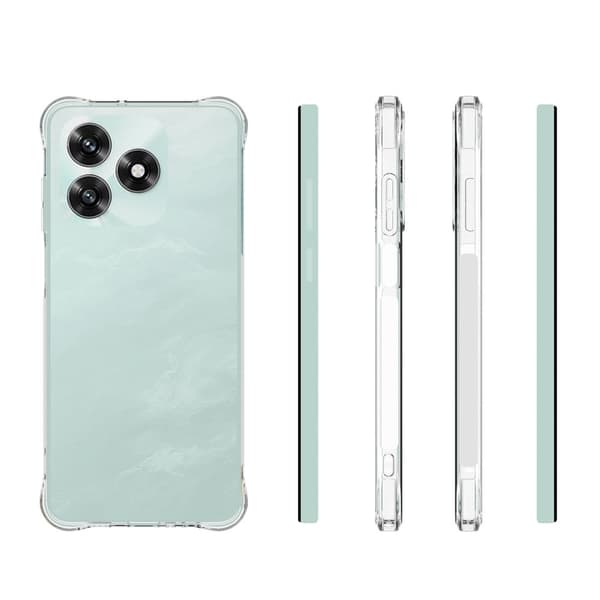 WANLONFENG Honor X5c Plus Skal TPU Transparent