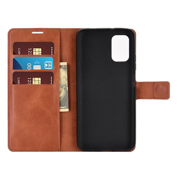 Xiaomi Redmi 9T - Läder Fodral - Brun Brown Brun