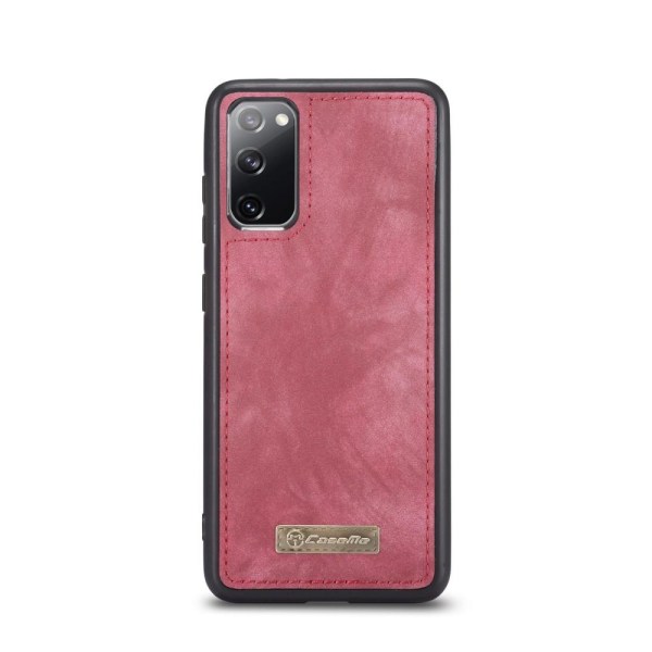 Samsung Galaxy S20 FE - CASEME 2-i-1 Magnet Skal/Fodral - Röd Red Röd