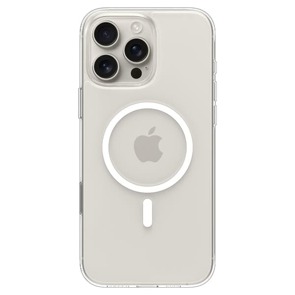Spigen iPhone 16 Pro Max Skal MagSafe Thin Fit "T" Clear / White