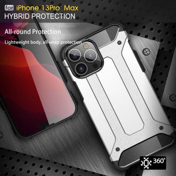 iPhone 13 Pro Max - Shockproof Armor Hybrid Skal - Röd