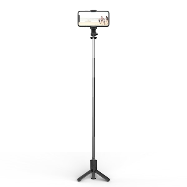 TriPod Selfie Stick Trådlös Bluetooth Svart