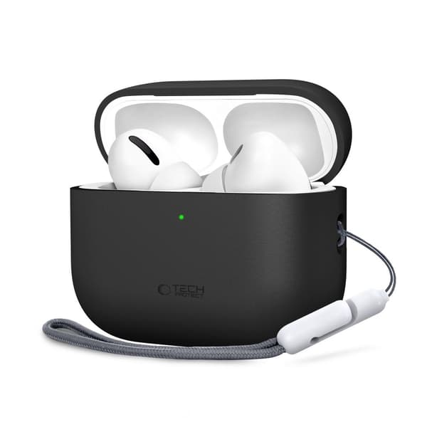 Tech-Protect AirPods Pro 3 Skal Silicone Svart