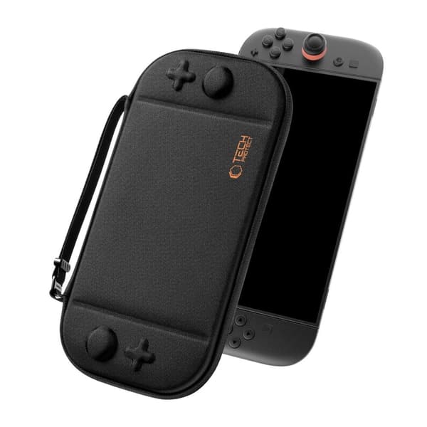 Tech-Protect Nintendo Switch 2 Förvaringsväska Slim Pouch Svart