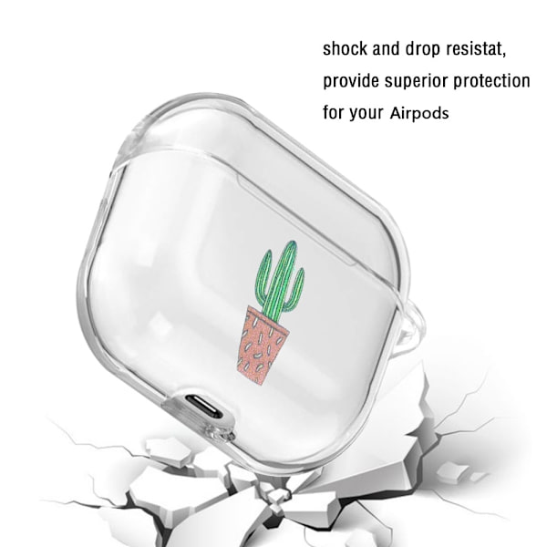 AirPods Skyddsfodral Med Motiv - Cactus Cactus Cactus