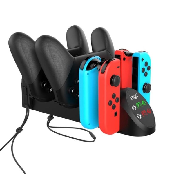 iPega 6in1 Laddningsbas för Nintendo Switch Joy-Con/Pro