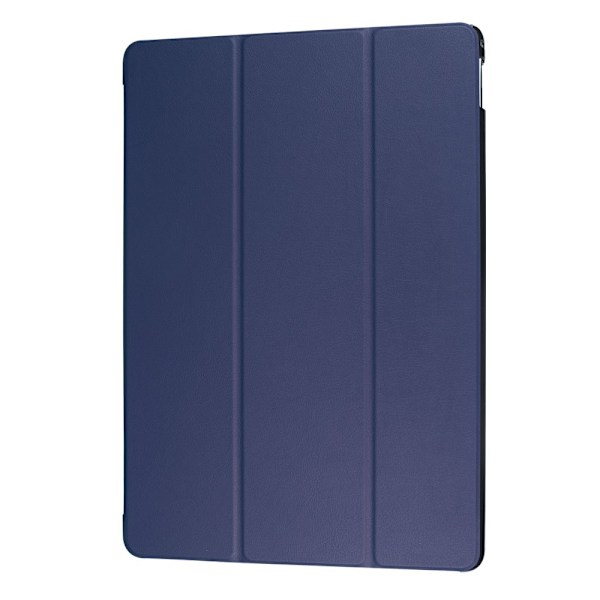 iPad Pro 12.9 (2017) - Tri-Fold Läder Fodral - Blå Blue Blå