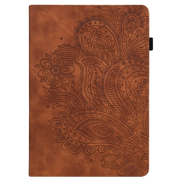iPad Mini 2024/2021 Fodral Mandala Flower Case Stand Brun