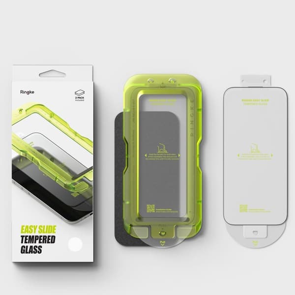 Ringke iPhone Air 2-PACK Easy Slide Skärmskydd Härdat Glas