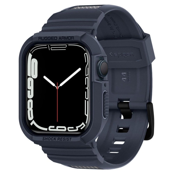 Spigen Apple Watch 44/45 mm Skal/Armband Rugged Armor 'Pro' Charcoal Grey